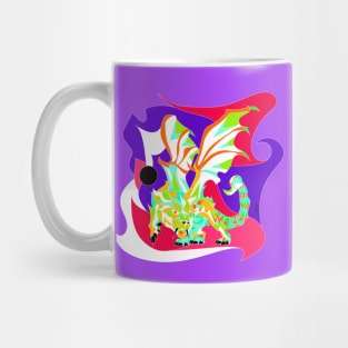 manticore ecopop in mexican colors art Mug